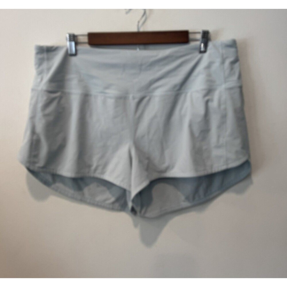 Lululemon Speed Up HR Short 2.5” Lined Size 14 Powder Blue PWBE 30812